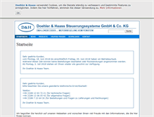 Tablet Screenshot of doehler-haass.de